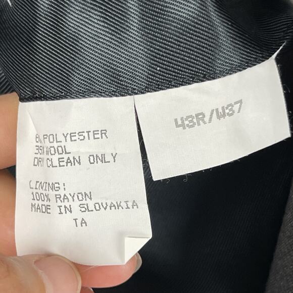 Kilburne and Finch Mens 2 Piece Suit Blazer 43R Brown Gray Plaid Pants 34x28 - Picture 5 of 16